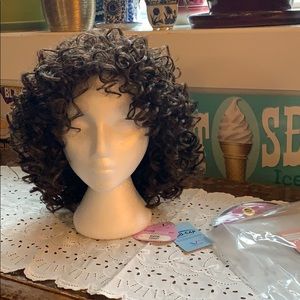 NWT Curly Brown Wig